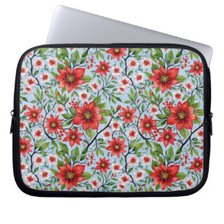 Funda Para Portátil Red Flower Sky Garden