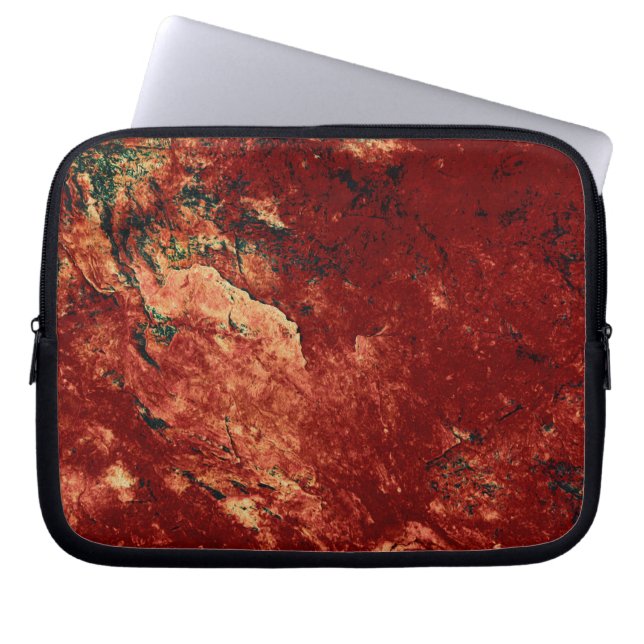Funda Para Portátil Red Painted Rock (Frente)