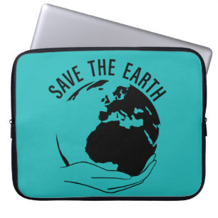 Funda Para Portátil Reducir el reciclaje de reutilización salvar la ti