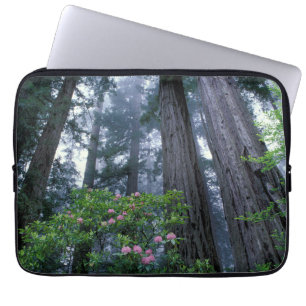 Funda Para Portátil Redwoods costeros y Rhododendrons