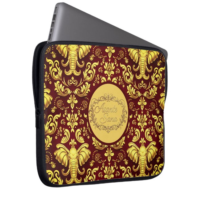 Funda Para Portátil Regal Trumpeting Glory: Personalized Crimson Mara  (Anverso derecho)