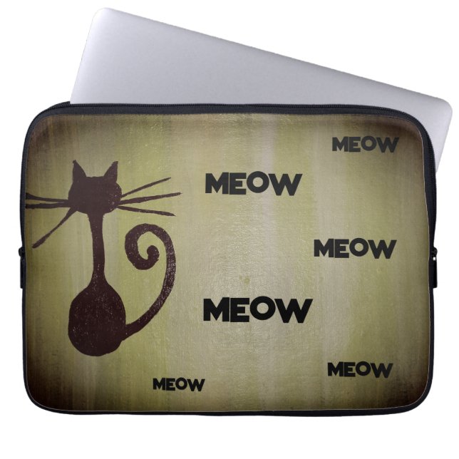 FUNDA PARA PORTÁTIL REGALO DE AMOR DEL MASCOTA CAT (Frente)