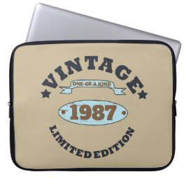 Funda Para Portátil Regalo de cumpleaños vintage personalizado para mu