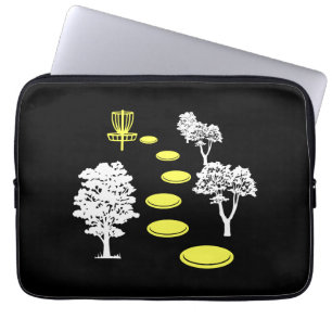 Funda Para Portátil Regalo de Disc Golf Woods para jugador de Disc Gol