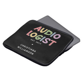 Funda Para Portátil Regalo de graduación de Audiología Audióloga Perso