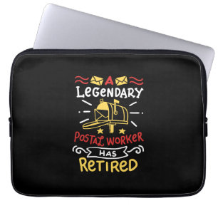 Funda Para Portátil Regalo de jubilación para trabajador postal retira