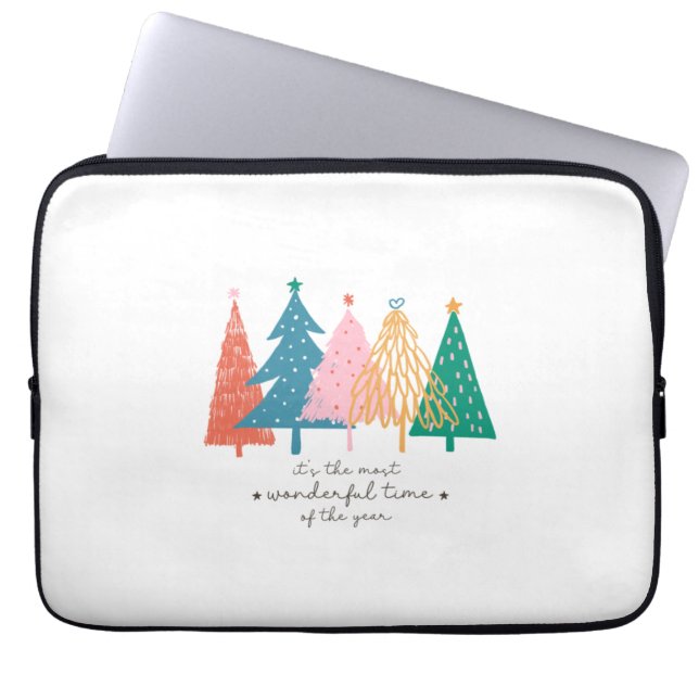 Funda Para Portátil Regalo De Navidad Es El Momento Más Maravilloso (Frente)