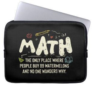 Funda Para Portátil Regalo del profesor de matemáticas