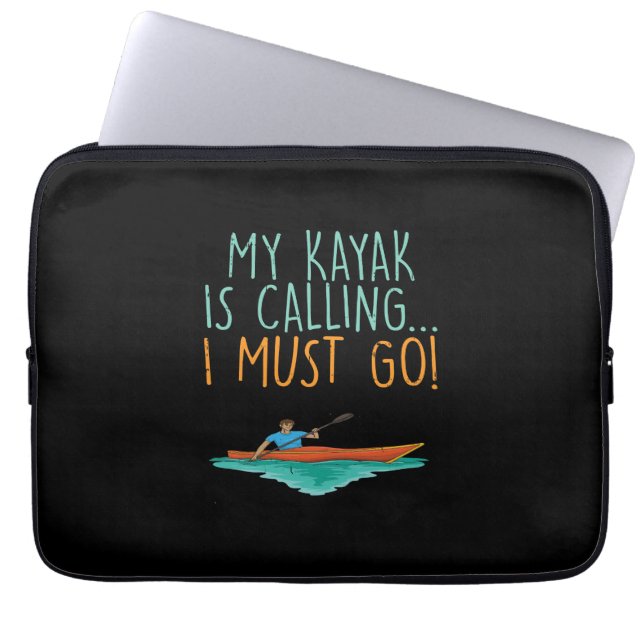 Funda Para Portátil Regalo Kayak (Frente)