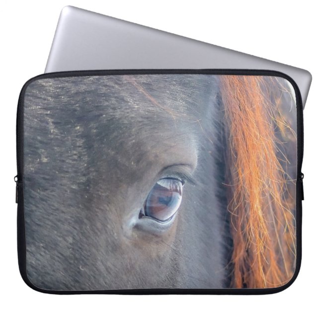 Funda Para Portátil Regalo ocular del Espíritu del caballo animal (Frente)