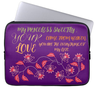 FUNDA PARA PORTÁTIL REGALO PARA MAMÁ, HERMANA, HIJA, AMIGA, NOVIA