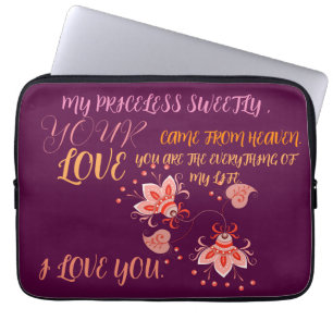 FUNDA PARA PORTÁTIL REGALO PARA MAMÁ, HERMANA, HIJA, AMIGA, NOVIA
