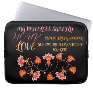 FUNDA PARA PORTÁTIL REGALO PARA MAMÁ, HERMANA, HIJA, AMIGA, NOVIA