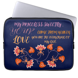 FUNDA PARA PORTÁTIL REGALO PARA MAMÁ, HERMANA, HIJA, AMIGA, NOVIA
