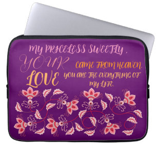 FUNDA PARA PORTÁTIL REGALO PARA MAMÁ, HERMANA, HIJA, AMIGA, NOVIA