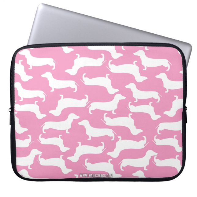 Funda Para Portátil Regalo perfecto del modelo lindo del Dachshund (Frente)