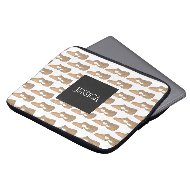 Funda Para Portátil Regalo personalizado del profesor de baile de zapa (Superior anverso)