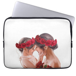 Funda Para Portátil Regalo Personalizado Floral Conmovedor