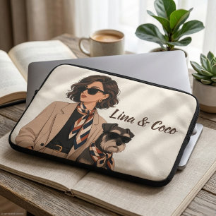Funda Para Portátil "Regalo personalizado para mamá de perro" "Propiet