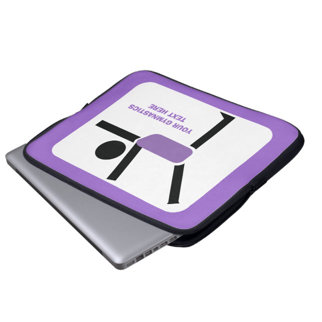 Funda Para Portátil Regalos de gimnasia, personalizado de gimnasia (Inferior anverso)