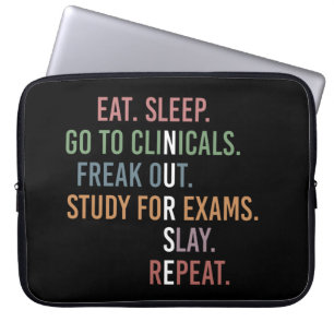 Funda Para Portátil Regalos de RN para estudiante de la Escuela de enf