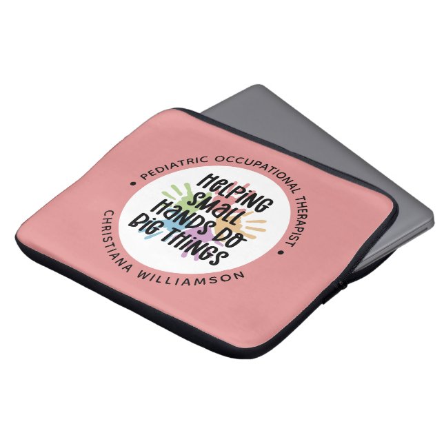 Funda Para Portátil Regalos de terapeuta ocupacional pediátrico person (Superior anverso)