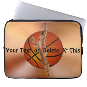 Funda Para Portátil Regalos del baloncesto de la manga del ordenador