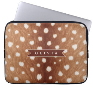 Funda Para Portátil Regalos personalizados con estampado de ciervo est