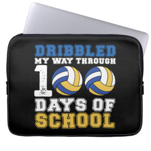 Funda Para Portátil Regateé mi camino a través de 100 días de voleibol