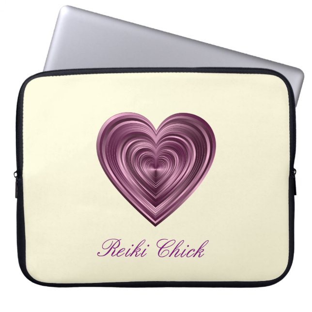 Funda Para Portátil Reiki Chick (Frente)