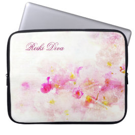 Funda Para Portátil Reiki Diva funda de portátil de color rosa
