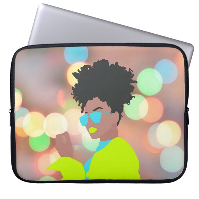 Funda Para Portátil Reina bailarina. (Frente)