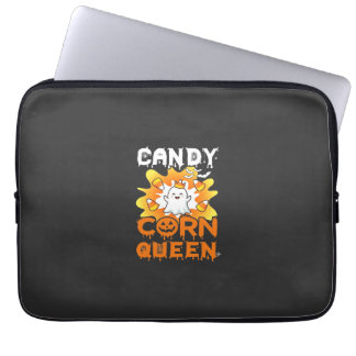 Funda Para Portátil Reina de Caramelo de Maíz Halloween Murciélagos Fa
