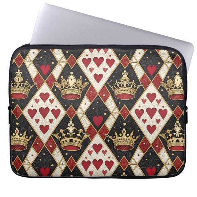 Funda Para Portátil Reina de Corazones (Frente)
