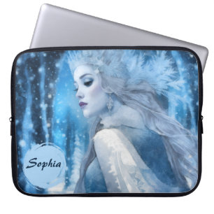 Funda Para Portátil Reina de nieve de belleza congelada en el país de 