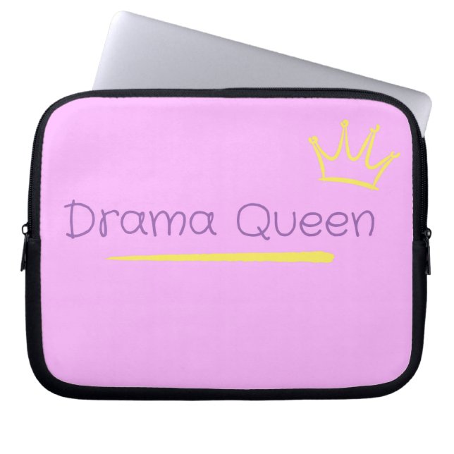 Funda Para Portátil Reina del Drama (Frente)