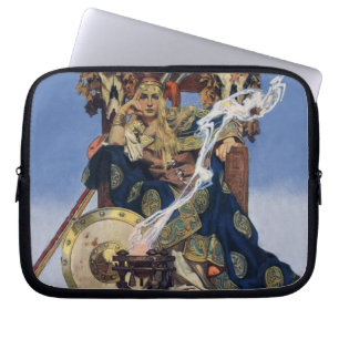 Funda Para Portátil Reina Maeve Princesa Guerrera Arte Fantástico