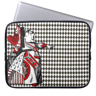Funda Para Portátil Reina roja de los corazones Alicia en los diamante