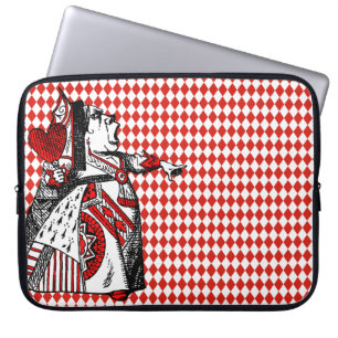 Funda Para Portátil Reina roja de los corazones Alicia en los diamante