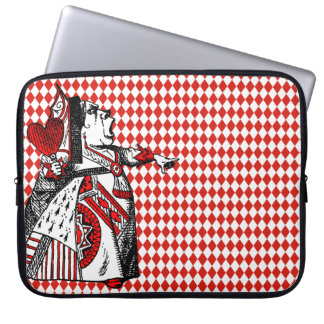 Funda Para Portátil Reina roja de los corazones Alicia en los diamante