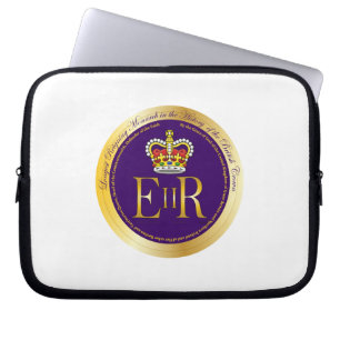 Funda Para Portátil reinado de la Reina Isabel II