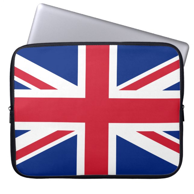 Funda Para Portátil Reino Unido (Bandera Británica) (Union Jack) (Rein (Frente)