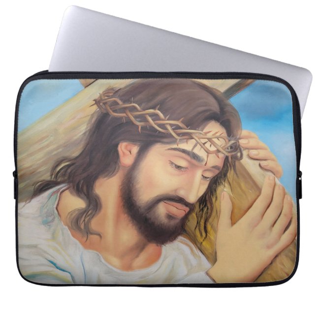 Funda Para Portátil Religión cristiana Jesucristo (Frente)