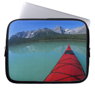 Funda Para Portátil Remo en kayak en el lago Waterfowl bajo el pico Ho