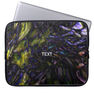 Funda Para Portátil Remolino de mármol abstracto Salpicadura de color 
