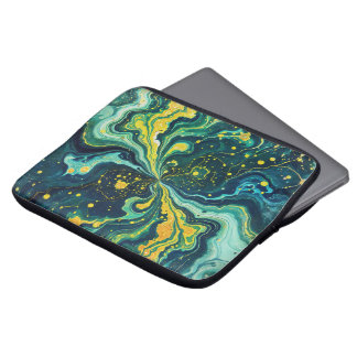 Funda Para Portátil Remolinos Galácticos en Colores Vívidos 1