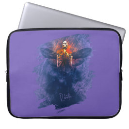 Funda Para Portátil Renacimiento. Esqueleto con alas levantándose