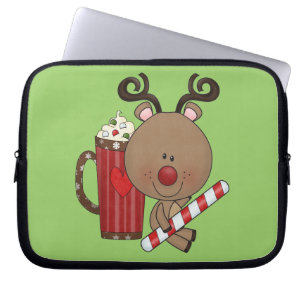 Funda Para Portátil Reno de Rudy con cacao