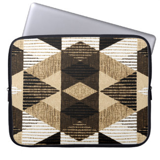 Funda Para Portátil Repetición de geometría: diseño de fondo texturiza
