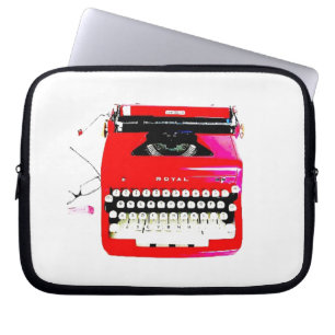 Funda Para Portátil reportero de noticias Typewriter
